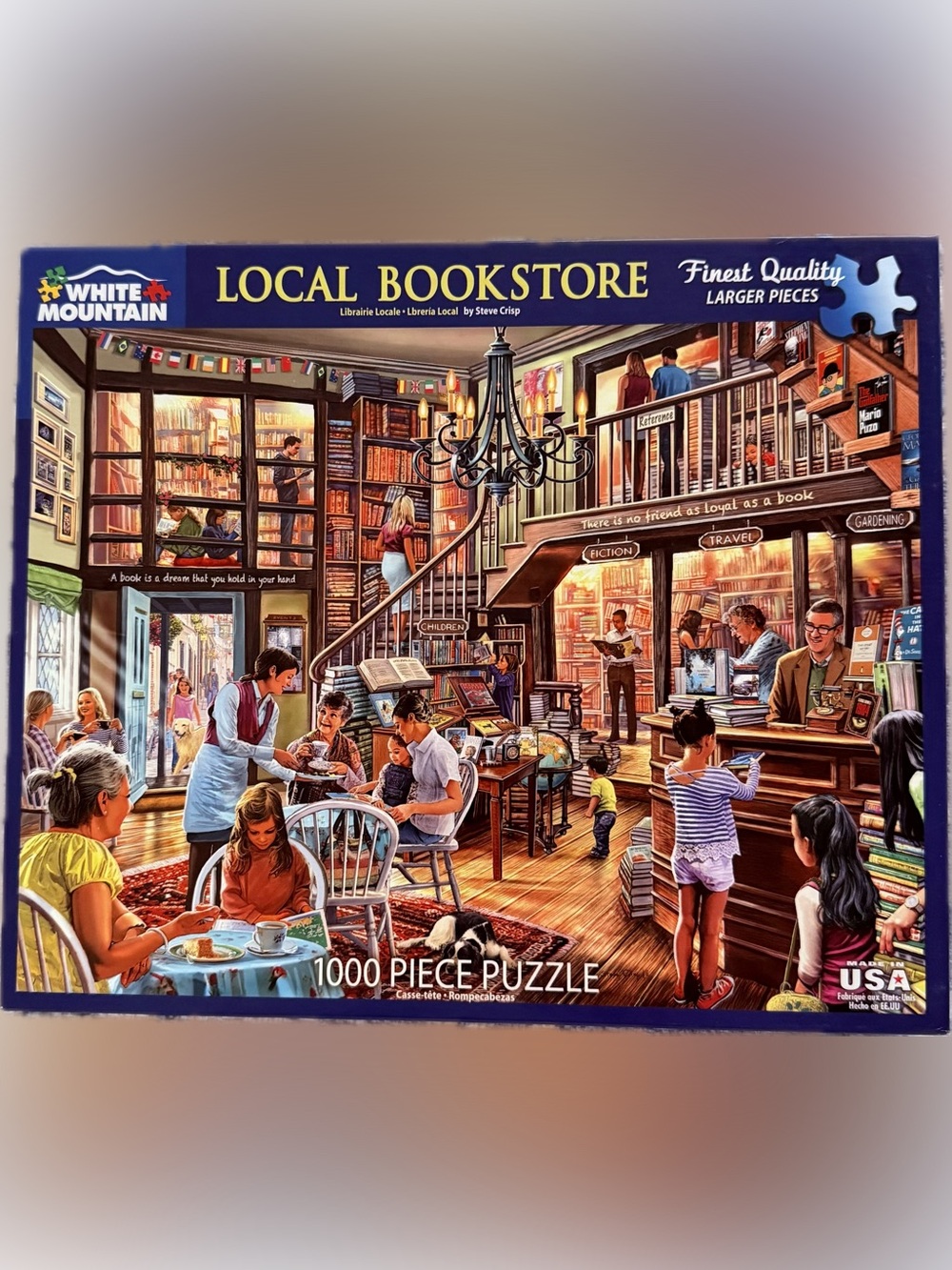 White Mountain Puzzle “Local Bookstore”